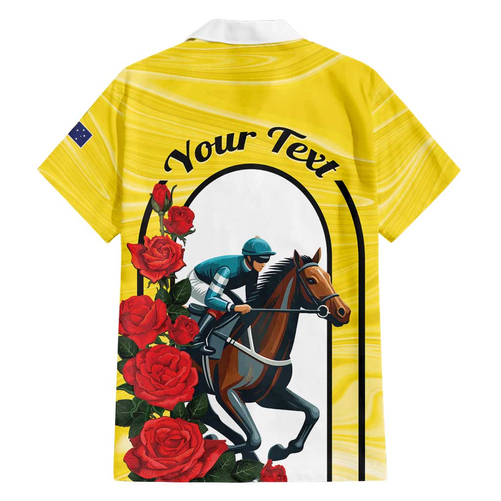 Personalised Melbourne Horse Racing Family Matching Puletasi and Hawaiian Shirt The Race That Stops The Nation