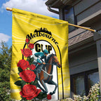 Personalised Melbourne Horse Racing Garden Flag The Race That Stops The Nation