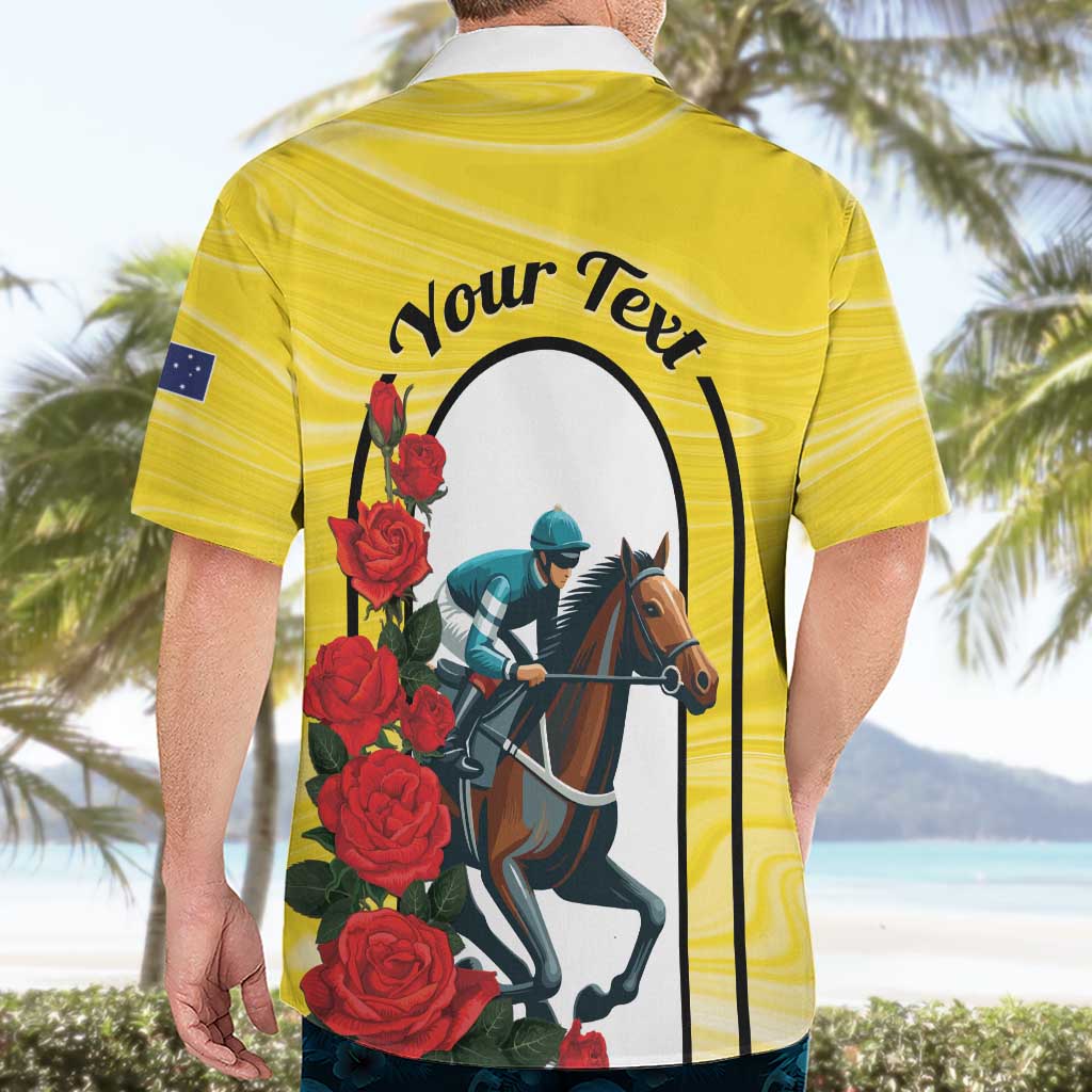 Personalised Melbourne Horse Racing Hawaiian Shirt The Race That Stops The Nation