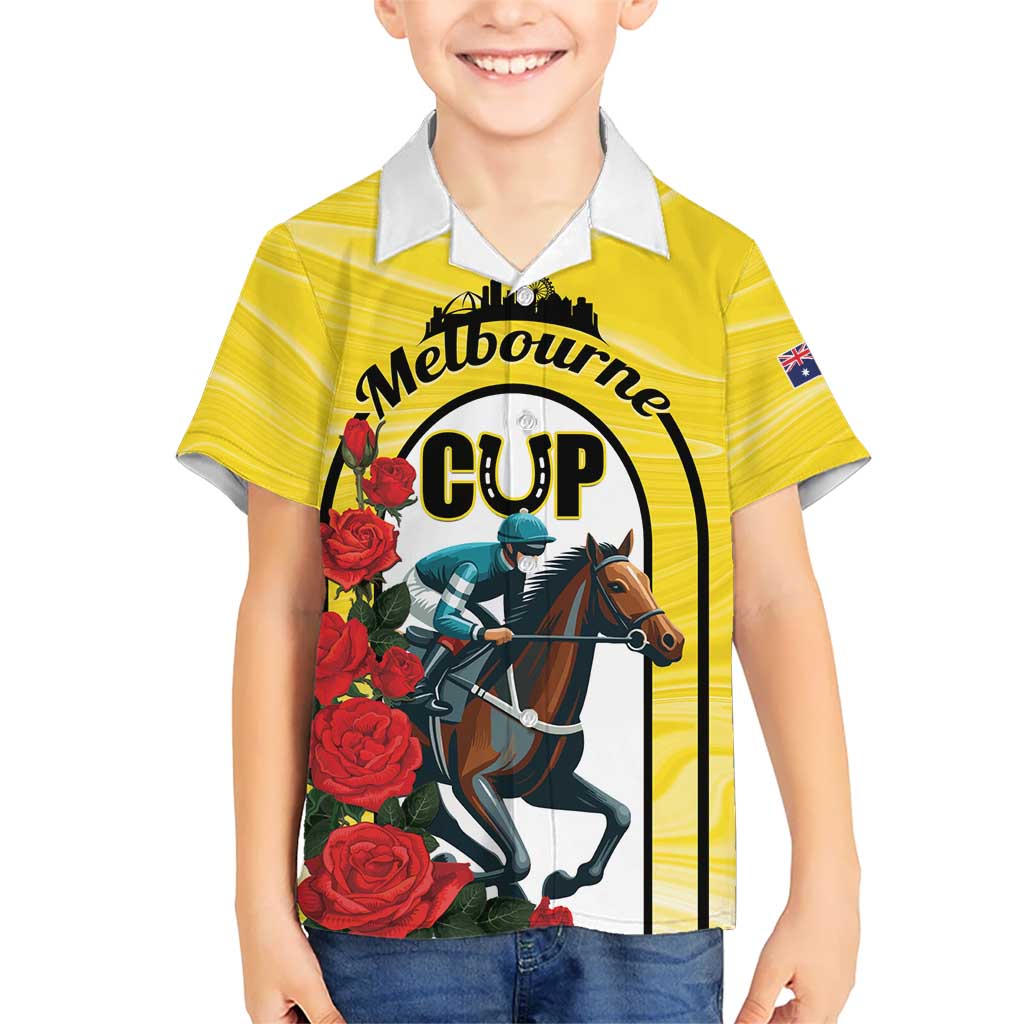 Personalised Melbourne Horse Racing Hawaiian Shirt The Race That Stops The Nation