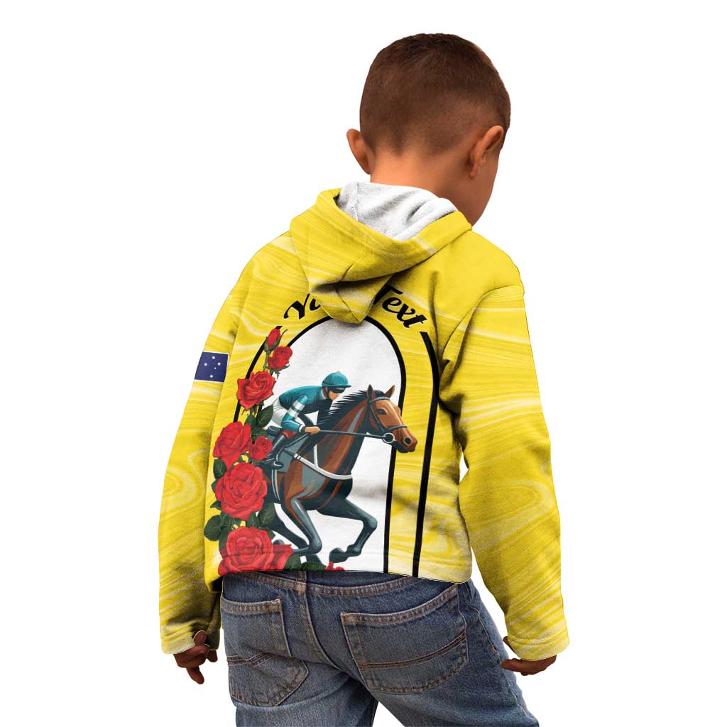 Personalised Melbourne Horse Racing Kid Hoodie The Race That Stops The Nation