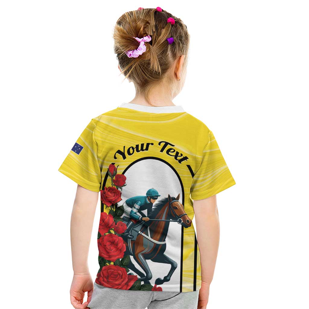 Personalised Melbourne Horse Racing Kid T Shirt The Race That Stops The Nation