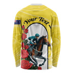 Personalised Melbourne Horse Racing Long Sleeve Shirt The Race That Stops The Nation