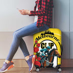 Personalised Melbourne Horse Racing Luggage Cover The Race That Stops The Nation