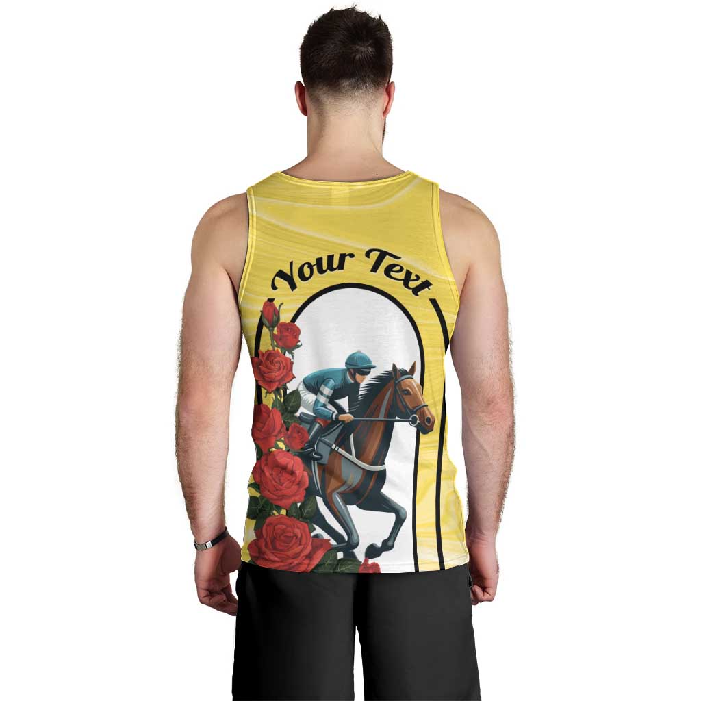 Personalised Melbourne Horse Racing Men Tank Top The Race That Stops The Nation