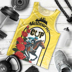 Personalised Melbourne Horse Racing Men Tank Top The Race That Stops The Nation