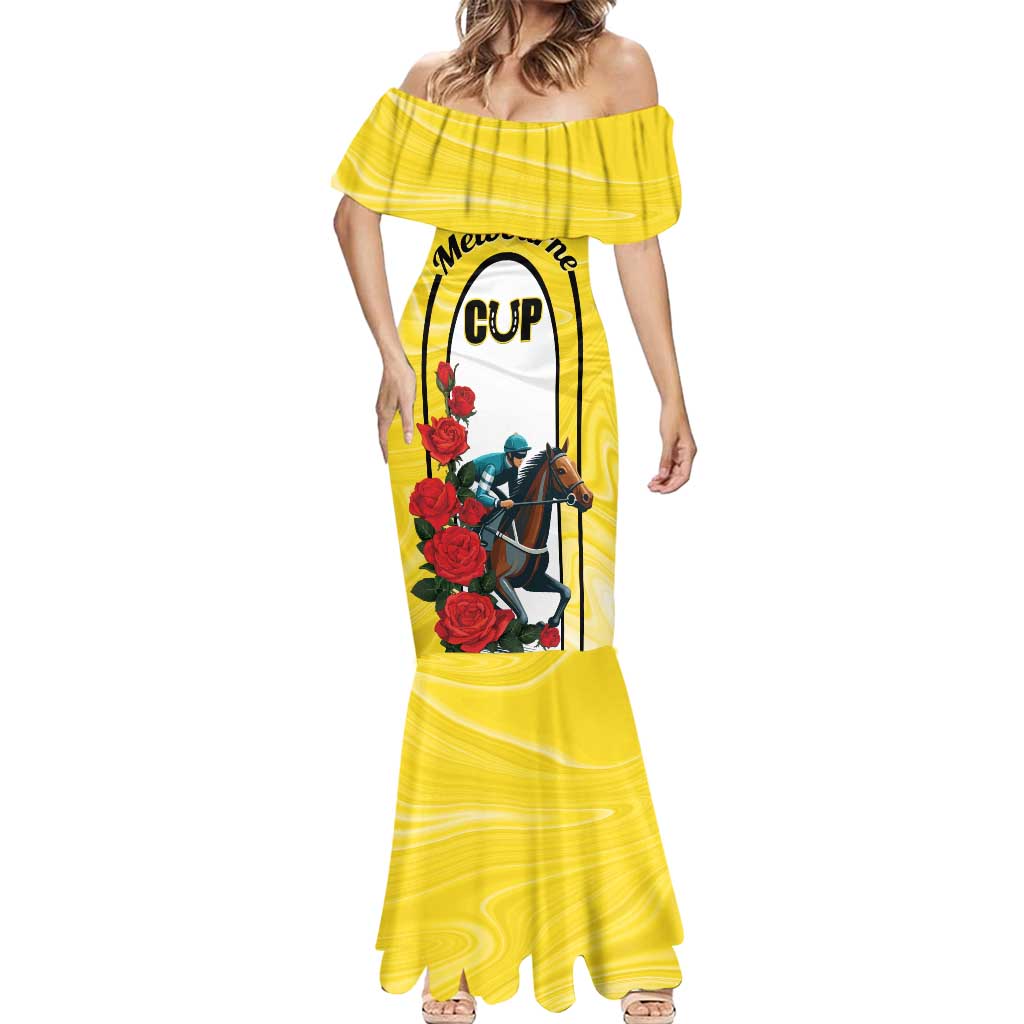 Personalised Melbourne Horse Racing Mermaid Dress The Race That Stops The Nation