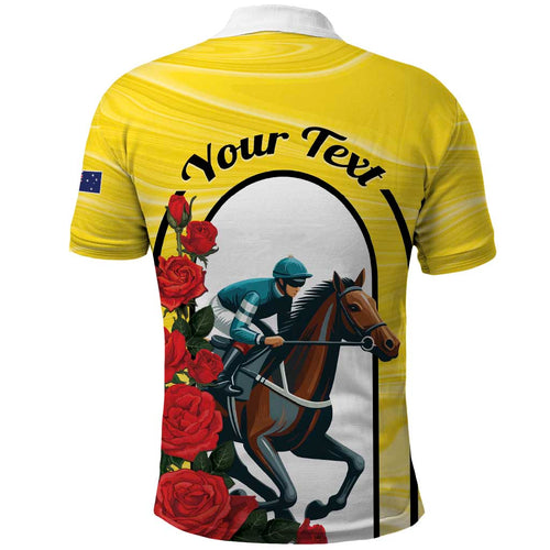 Personalised Melbourne Horse Racing Polo Shirt The Race That Stops The Nation