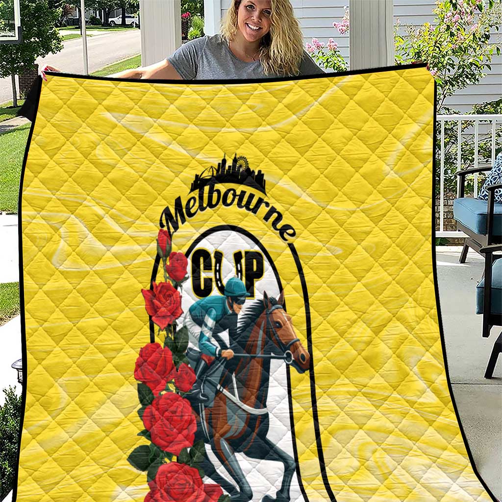 Personalised Melbourne Horse Racing Quilt The Race That Stops The Nation