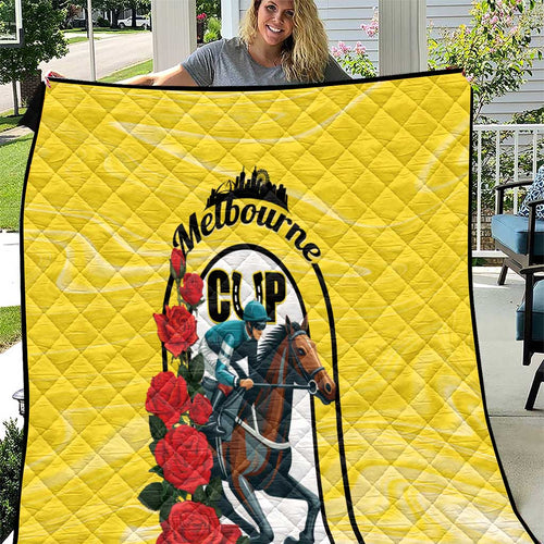 Personalised Melbourne Horse Racing Quilt The Race That Stops The Nation
