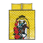 Personalised Melbourne Horse Racing Quilt Bed Set The Race That Stops The Nation
