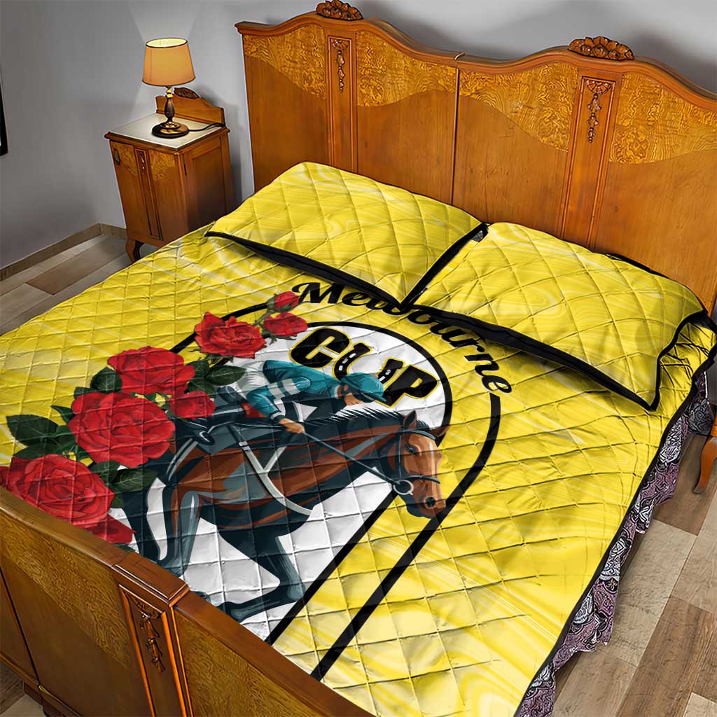Personalised Melbourne Horse Racing Quilt Bed Set The Race That Stops The Nation