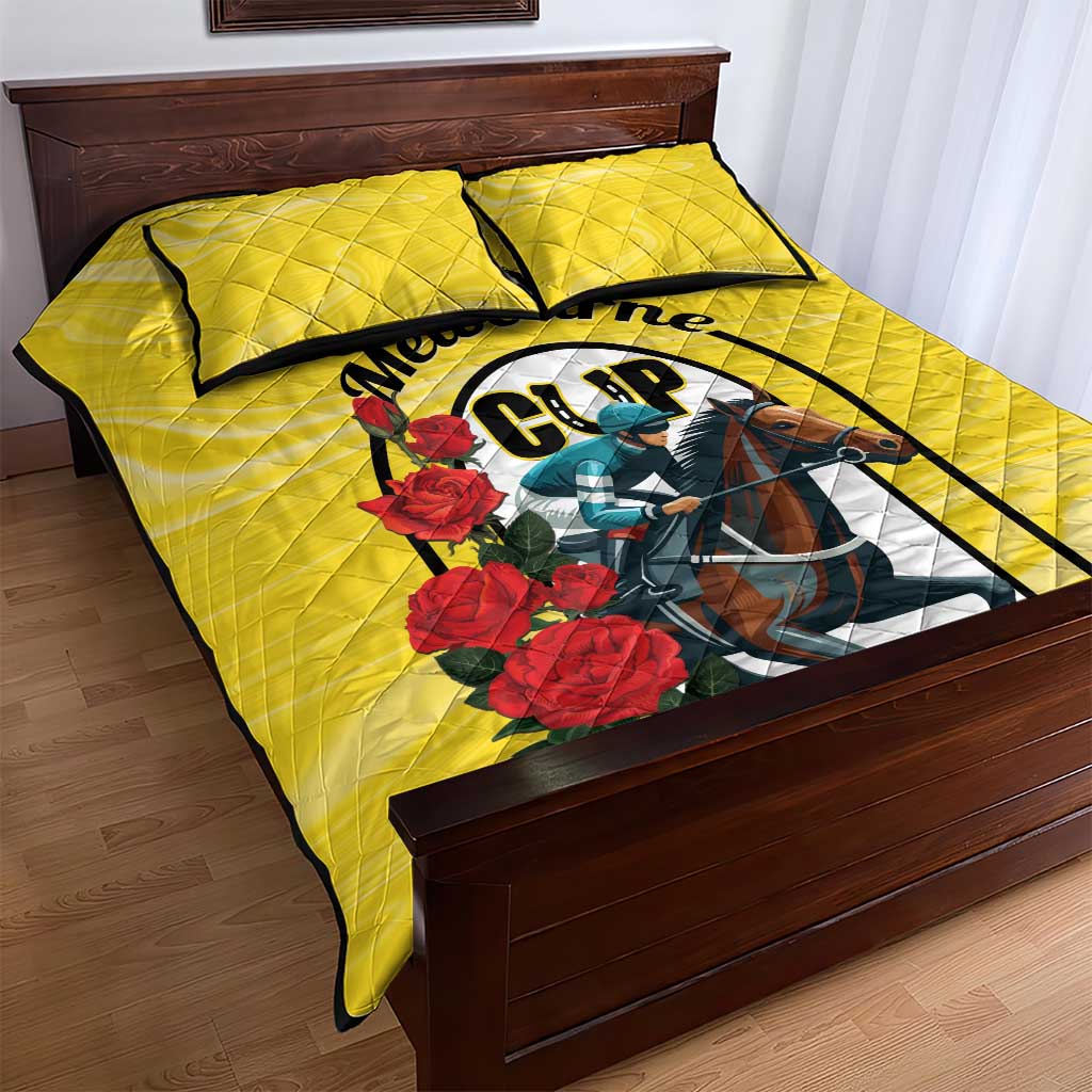 Personalised Melbourne Horse Racing Quilt Bed Set The Race That Stops The Nation