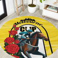 Personalised Melbourne Horse Racing Round Carpet The Race That Stops The Nation