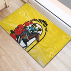 Personalised Melbourne Horse Racing Rubber Doormat The Race That Stops The Nation