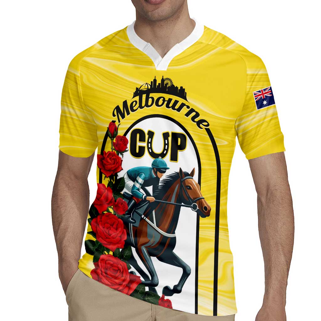 Personalised Melbourne Horse Racing Rugby Jersey The Race That Stops The Nation