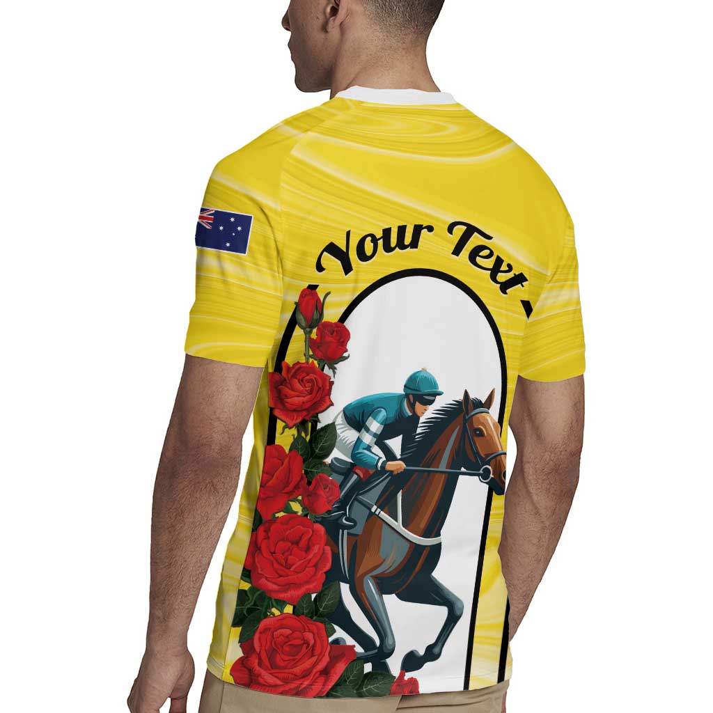Personalised Melbourne Horse Racing Rugby Jersey The Race That Stops The Nation