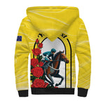 Personalised Melbourne Horse Racing Sherpa Hoodie The Race That Stops The Nation