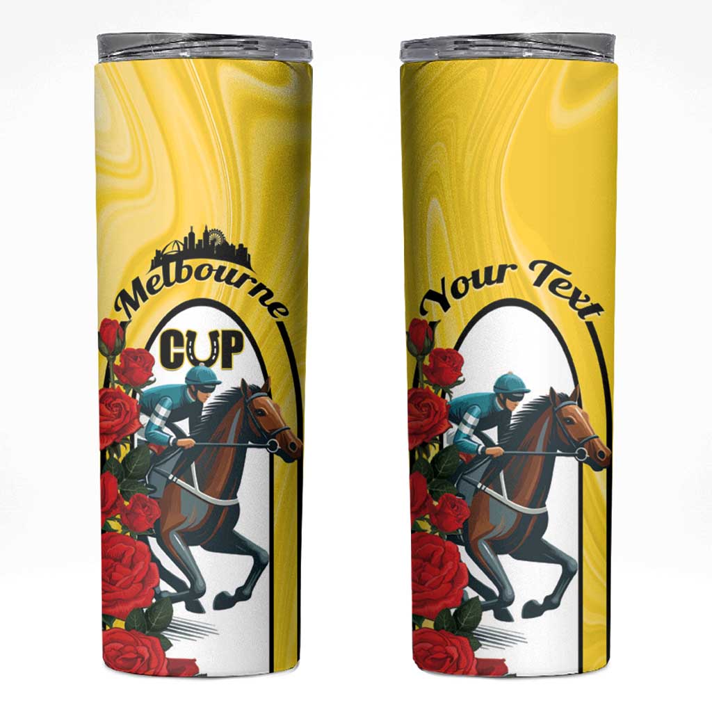 Personalised Melbourne Horse Racing Skinny Tumbler The Race That Stops The Nation