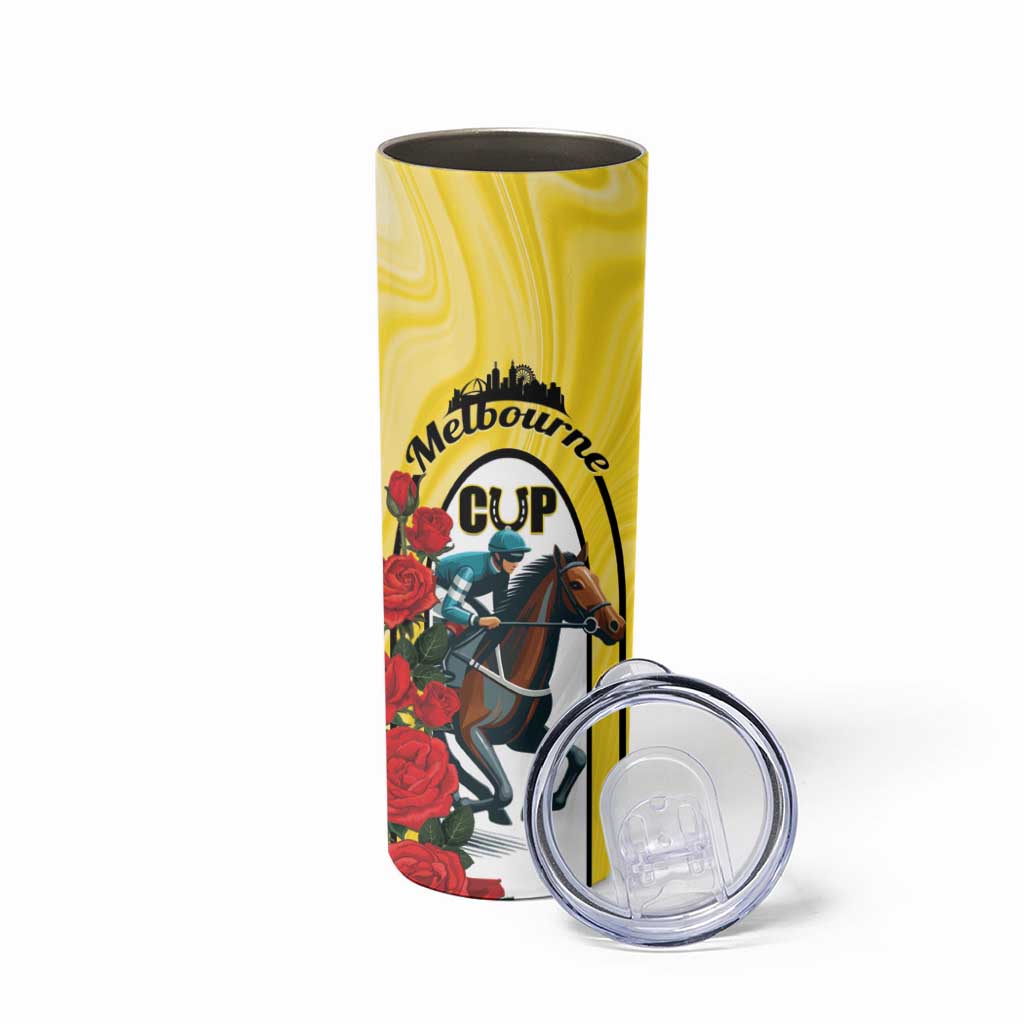 Personalised Melbourne Horse Racing Skinny Tumbler The Race That Stops The Nation