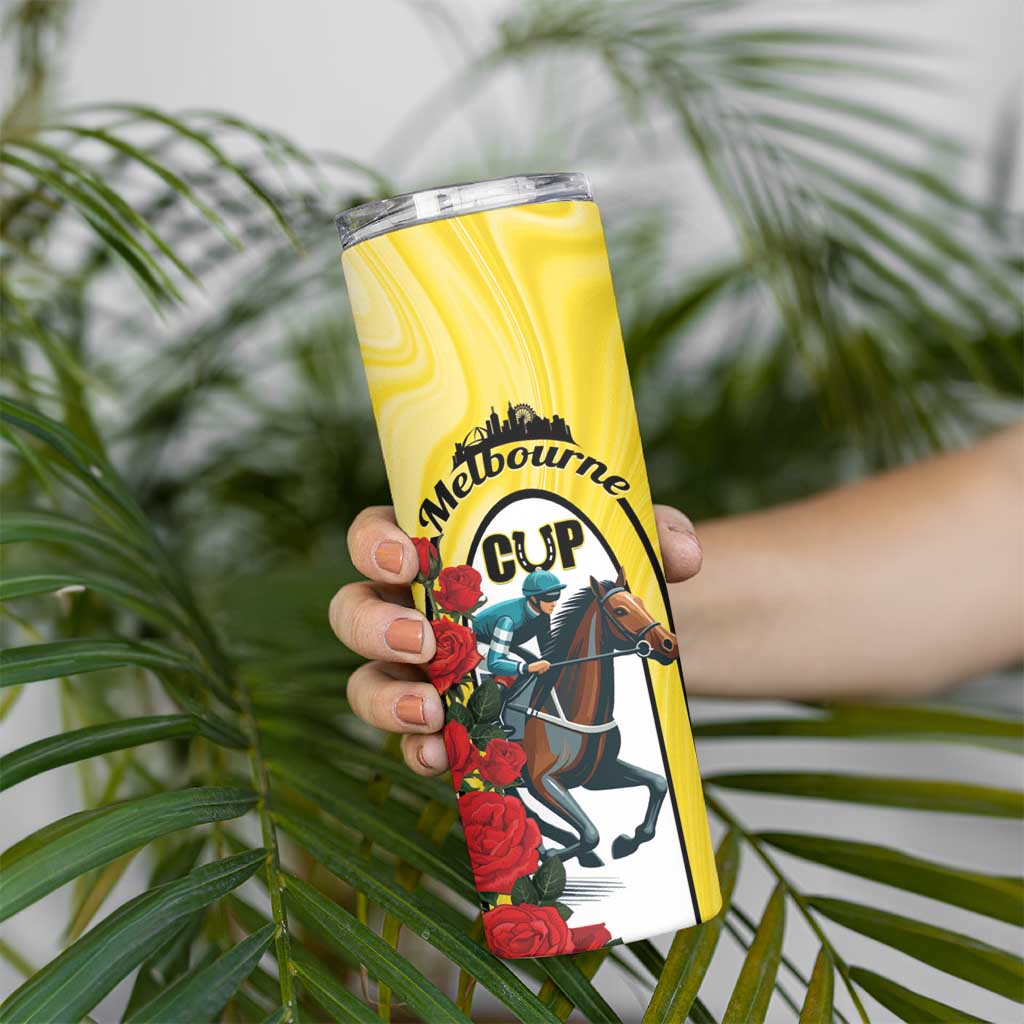 Personalised Melbourne Horse Racing Skinny Tumbler The Race That Stops The Nation