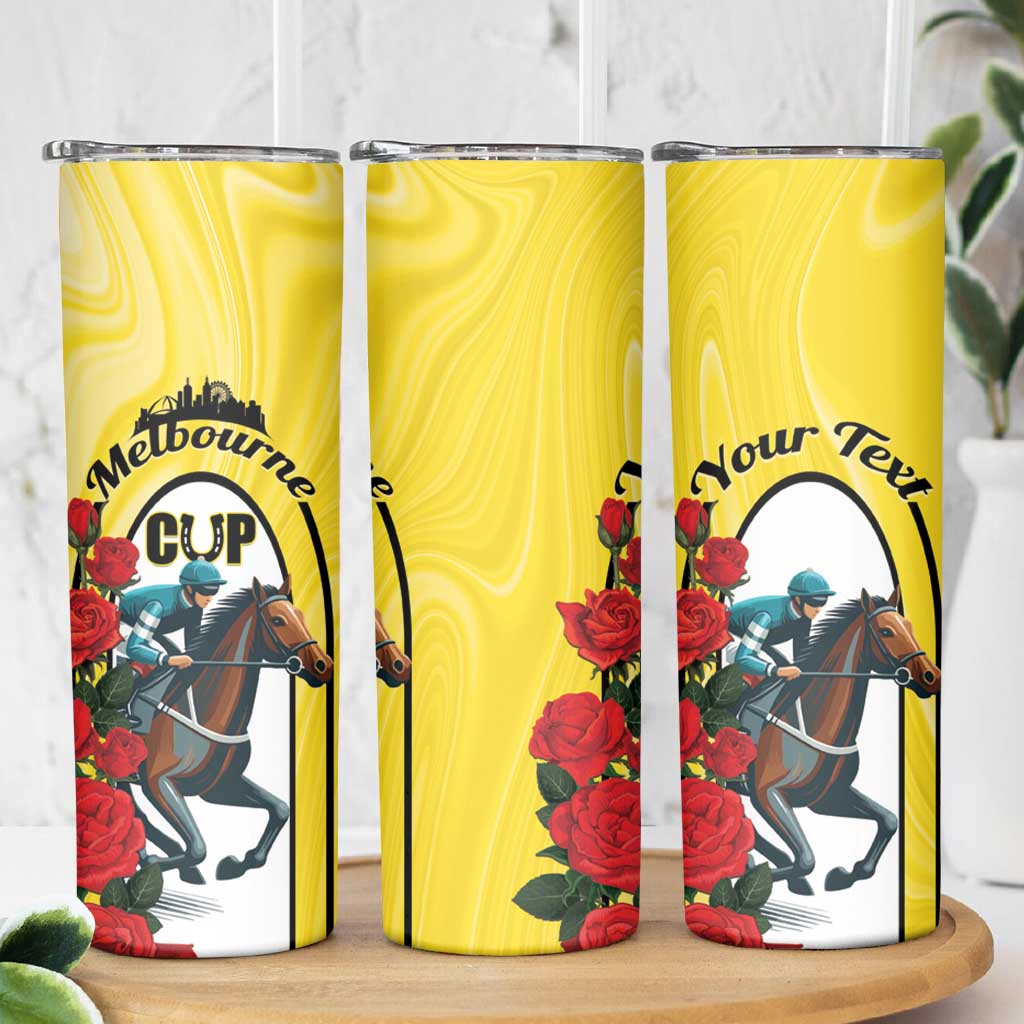 Personalised Melbourne Horse Racing Skinny Tumbler The Race That Stops The Nation