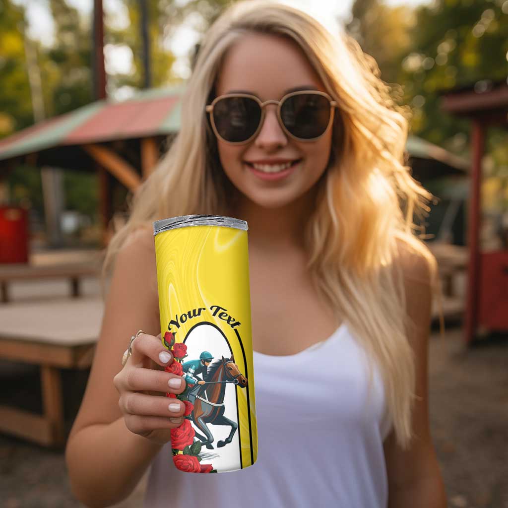 Personalised Melbourne Horse Racing Skinny Tumbler The Race That Stops The Nation