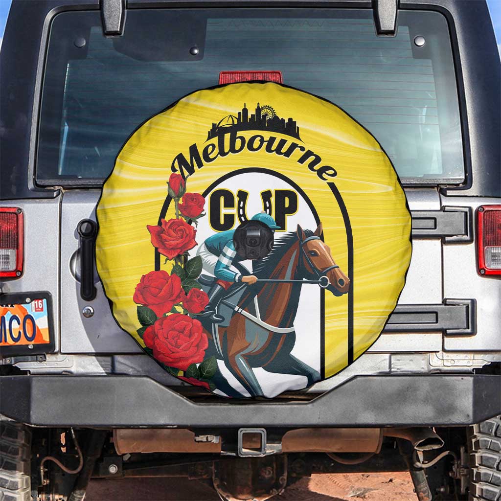 Personalised Melbourne Horse Racing Spare Tire Cover The Race That Stops The Nation