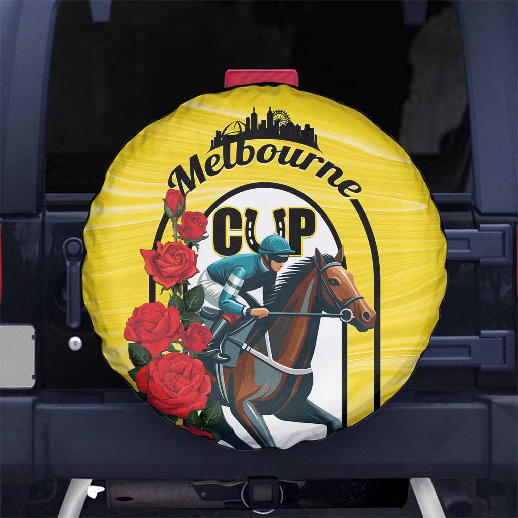 Personalised Melbourne Horse Racing Spare Tire Cover The Race That Stops The Nation