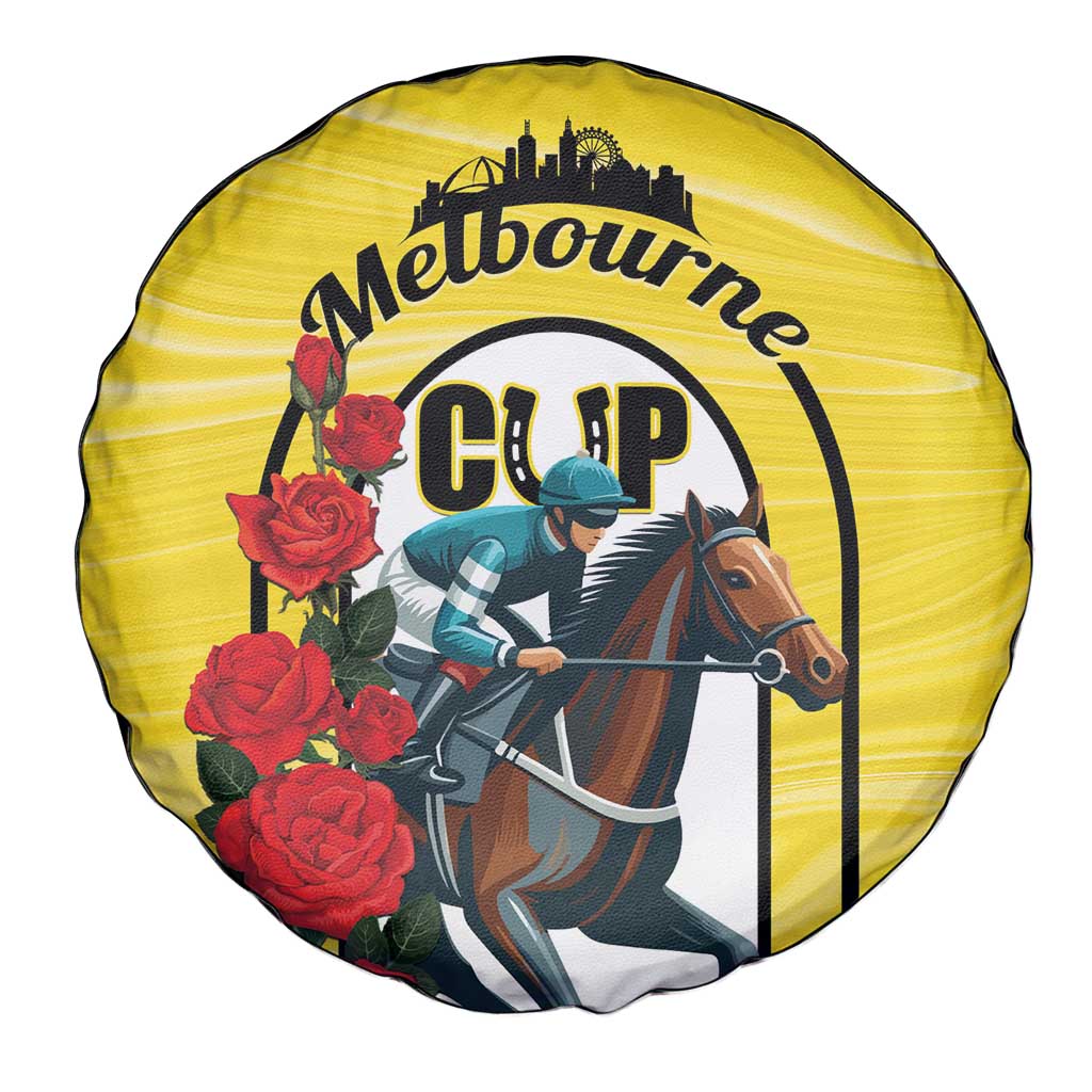 Personalised Melbourne Horse Racing Spare Tire Cover The Race That Stops The Nation