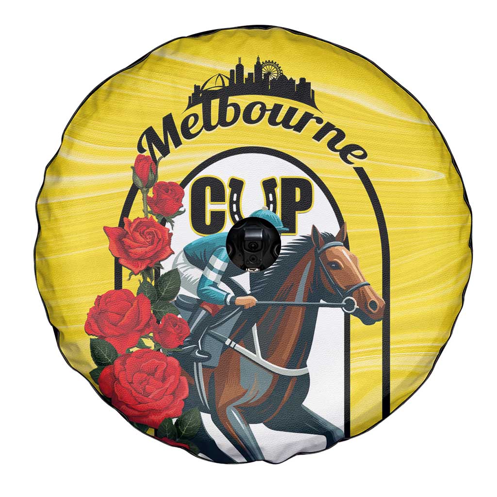 Personalised Melbourne Horse Racing Spare Tire Cover The Race That Stops The Nation