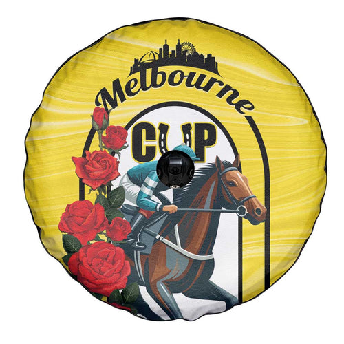 Personalised Melbourne Horse Racing Spare Tire Cover The Race That Stops The Nation