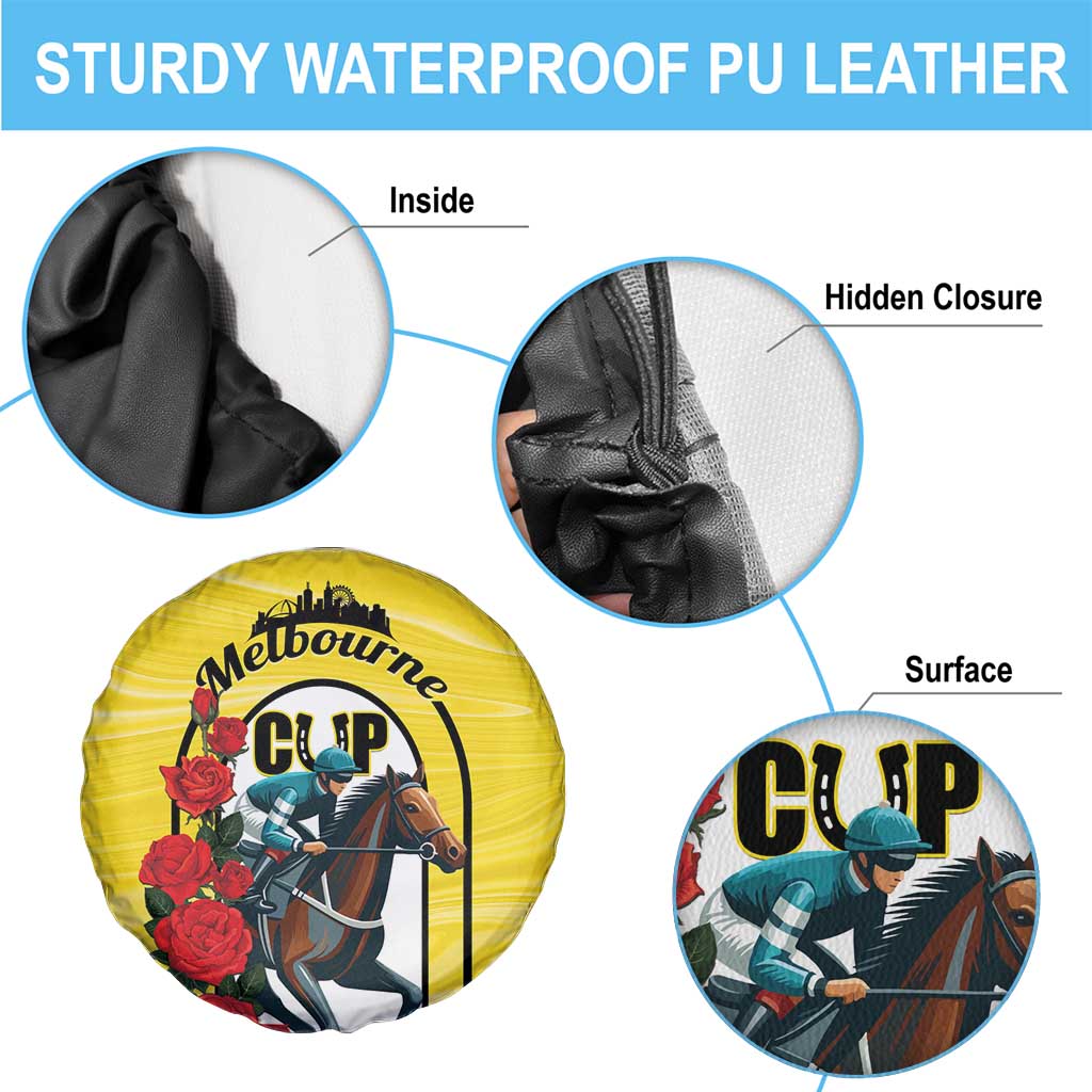 Personalised Melbourne Horse Racing Spare Tire Cover The Race That Stops The Nation