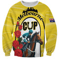 Personalised Melbourne Horse Racing Sweatshirt The Race That Stops The Nation
