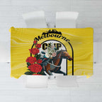 Personalised Melbourne Horse Racing Tablecloth The Race That Stops The Nation