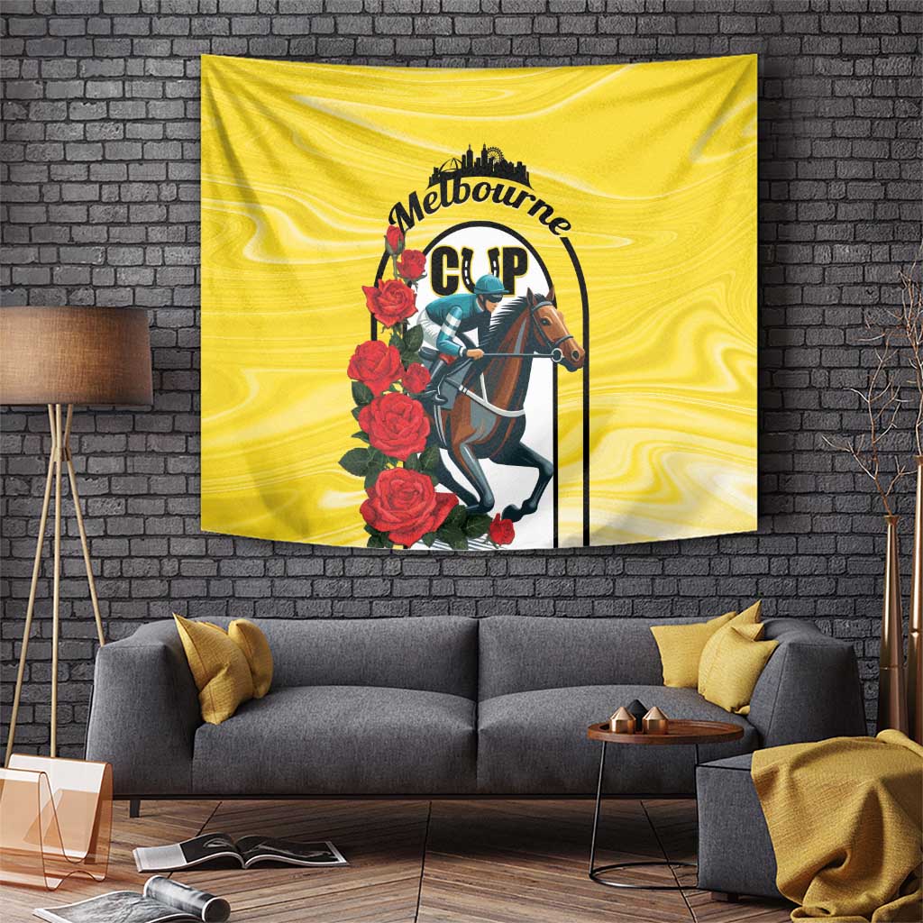 Personalised Melbourne Horse Racing Tapestry The Race That Stops The Nation