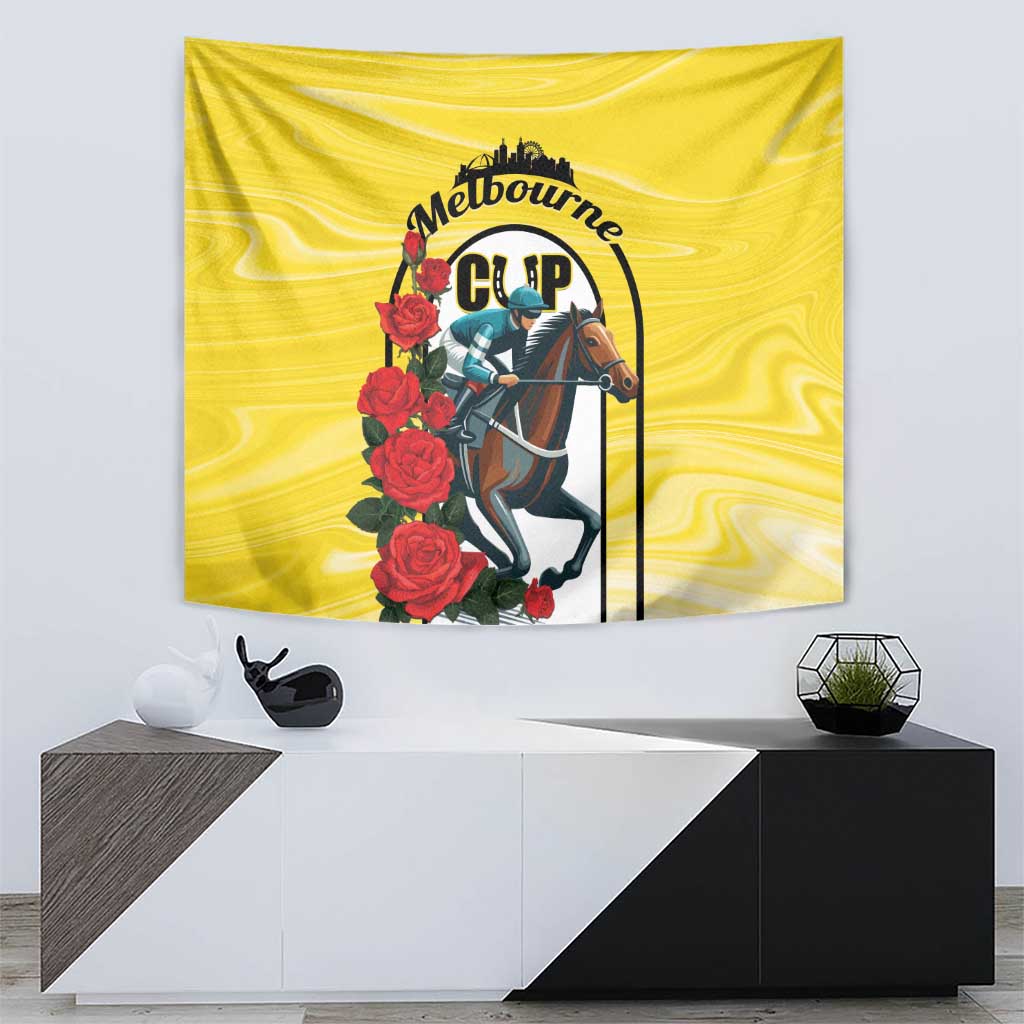 Personalised Melbourne Horse Racing Tapestry The Race That Stops The Nation