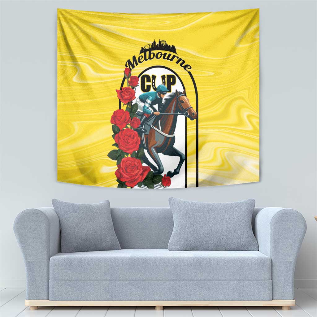Personalised Melbourne Horse Racing Tapestry The Race That Stops The Nation