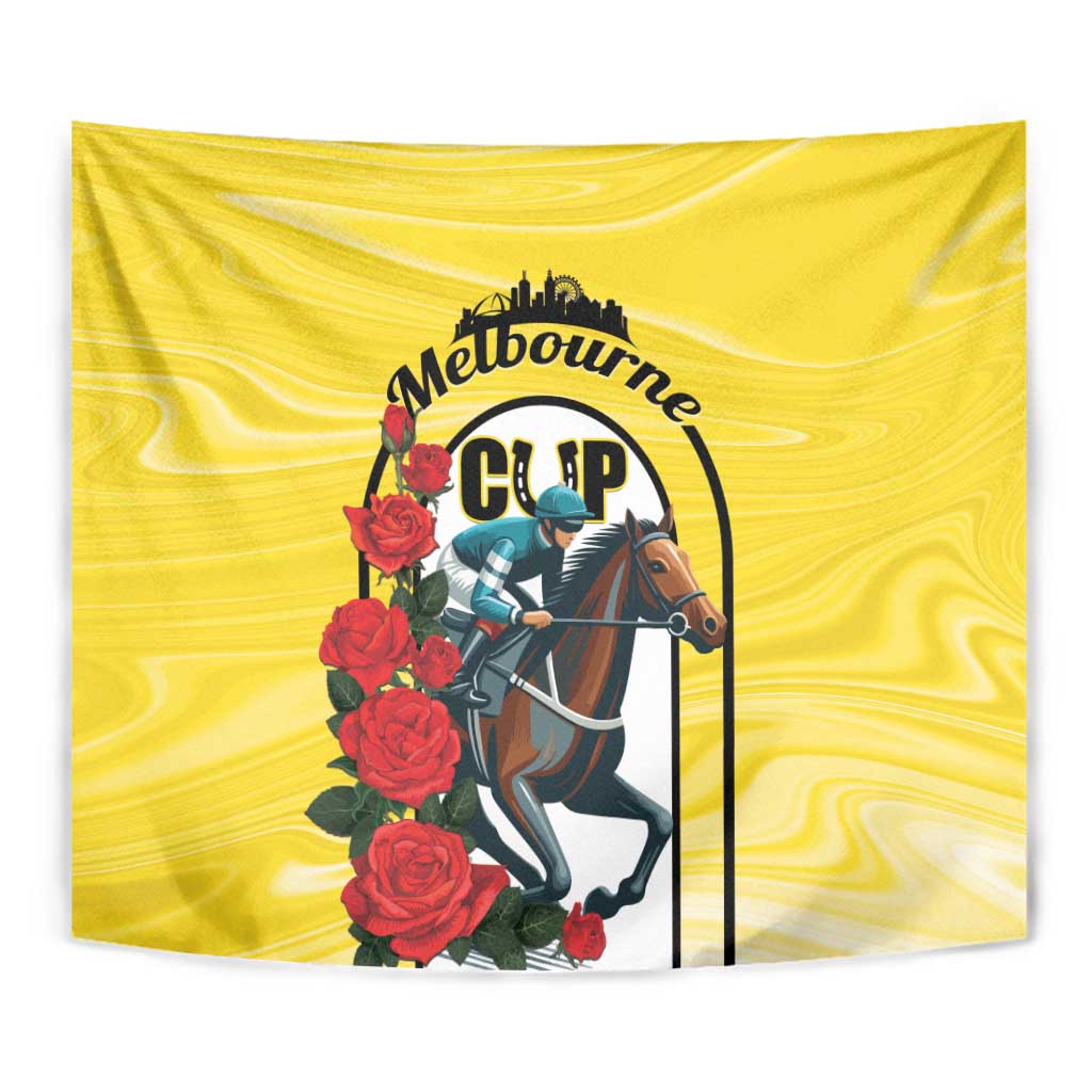 Personalised Melbourne Horse Racing Tapestry The Race That Stops The Nation