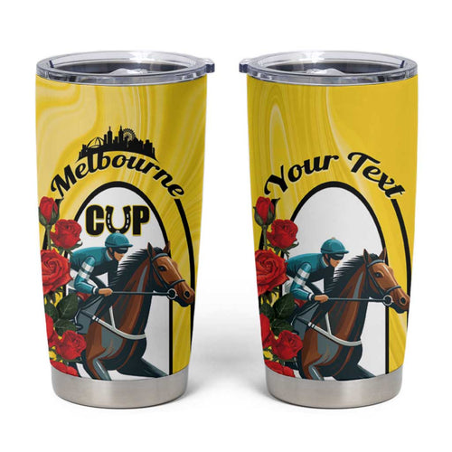 Personalised Melbourne Horse Racing Tumbler Cup The Race That Stops The Nation
