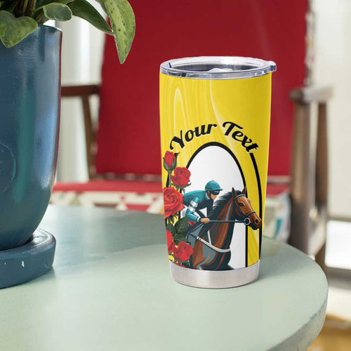 Personalised Melbourne Horse Racing Tumbler Cup The Race That Stops The Nation