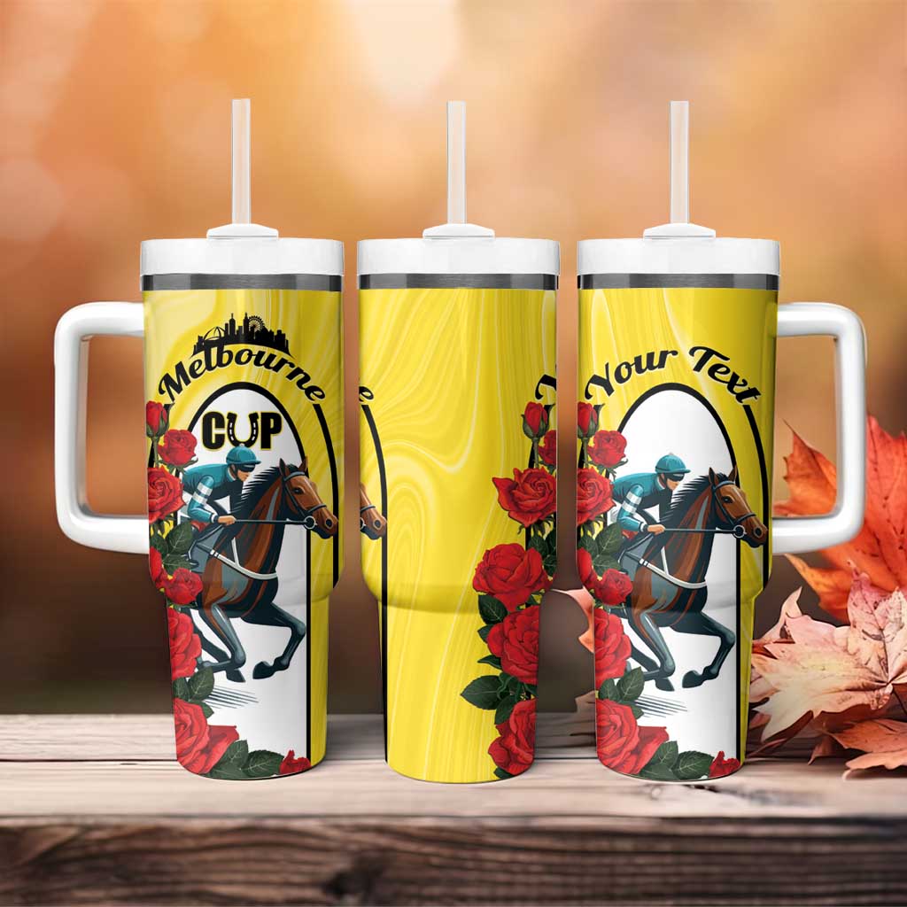 Personalised Melbourne Horse Racing Tumbler With Handle The Race That Stops The Nation
