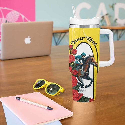 Personalised Melbourne Horse Racing Tumbler With Handle The Race That Stops The Nation