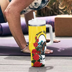 Personalised Melbourne Horse Racing Tumbler With Handle The Race That Stops The Nation