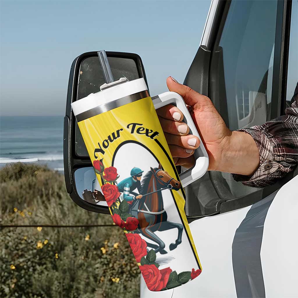 Personalised Melbourne Horse Racing Tumbler With Handle The Race That Stops The Nation