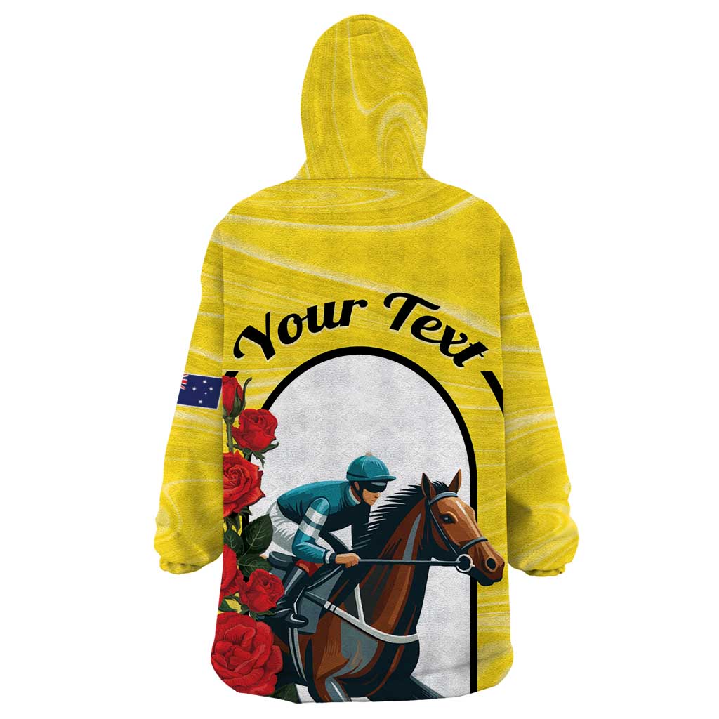 Personalised Melbourne Horse Racing Wearable Blanket Hoodie The Race That Stops The Nation