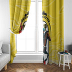 Personalised Melbourne Horse Racing Window Curtain The Race That Stops The Nation
