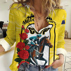 Personalised Melbourne Horse Racing Women Casual Shirt The Race That Stops The Nation