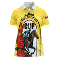 Personalised Melbourne Horse Racing Women Polo Shirt The Race That Stops The Nation