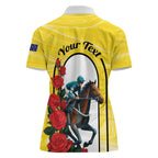 Personalised Melbourne Horse Racing Women Polo Shirt The Race That Stops The Nation